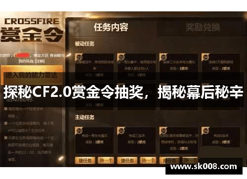 探秘CF2.0赏金令抽奖，揭秘幕后秘辛